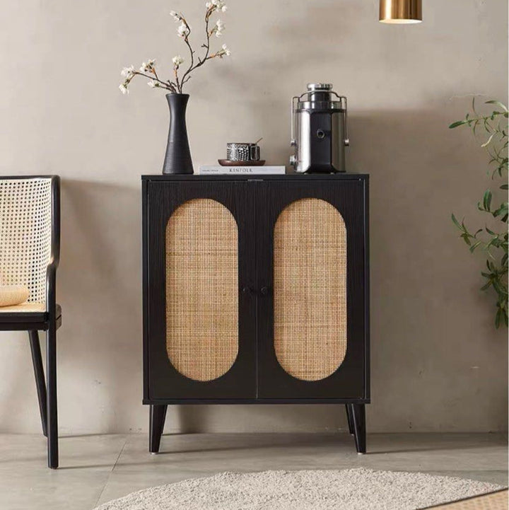 MESTRO Rustic Rattan Sideboard - Radical Homes Singapore