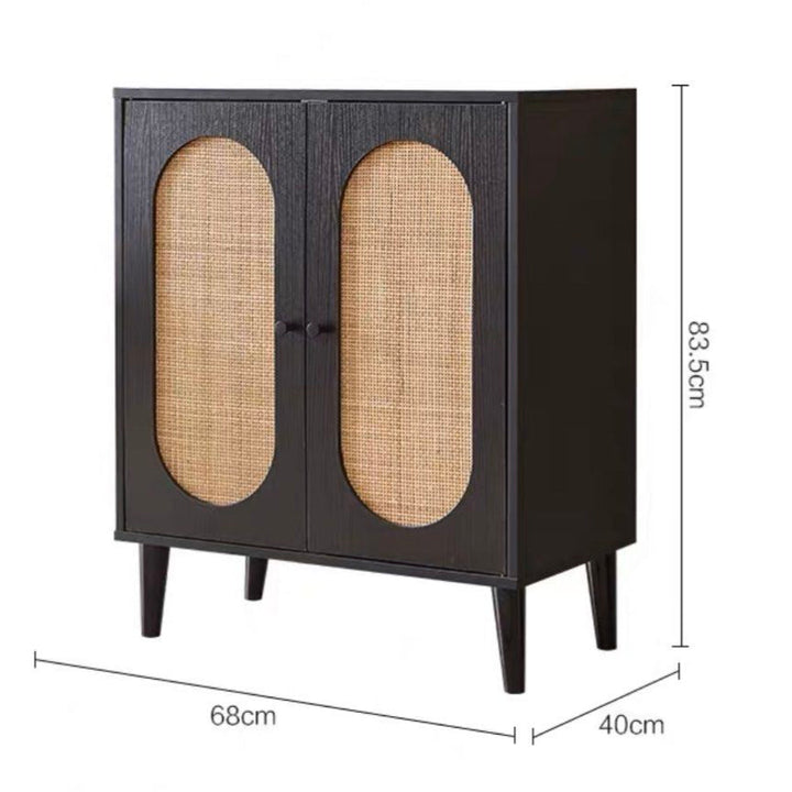 MESTRO Rustic Rattan Sideboard - Radical Homes Singapore