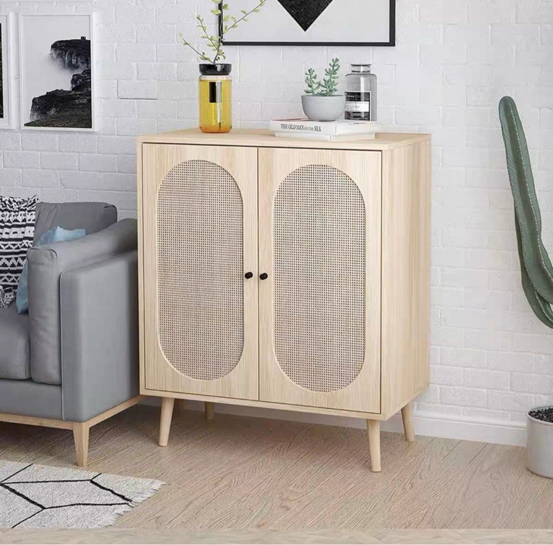 MESTRO Rustic Rattan Sideboard - Radical Homes Singapore