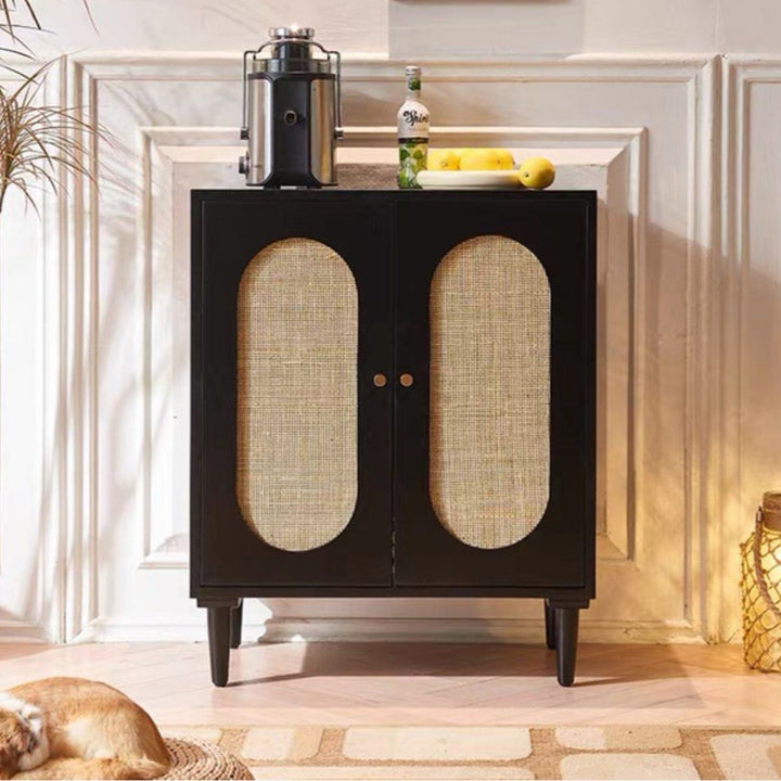 MESTRO Rustic Rattan Sideboard - Radical Homes Singapore
