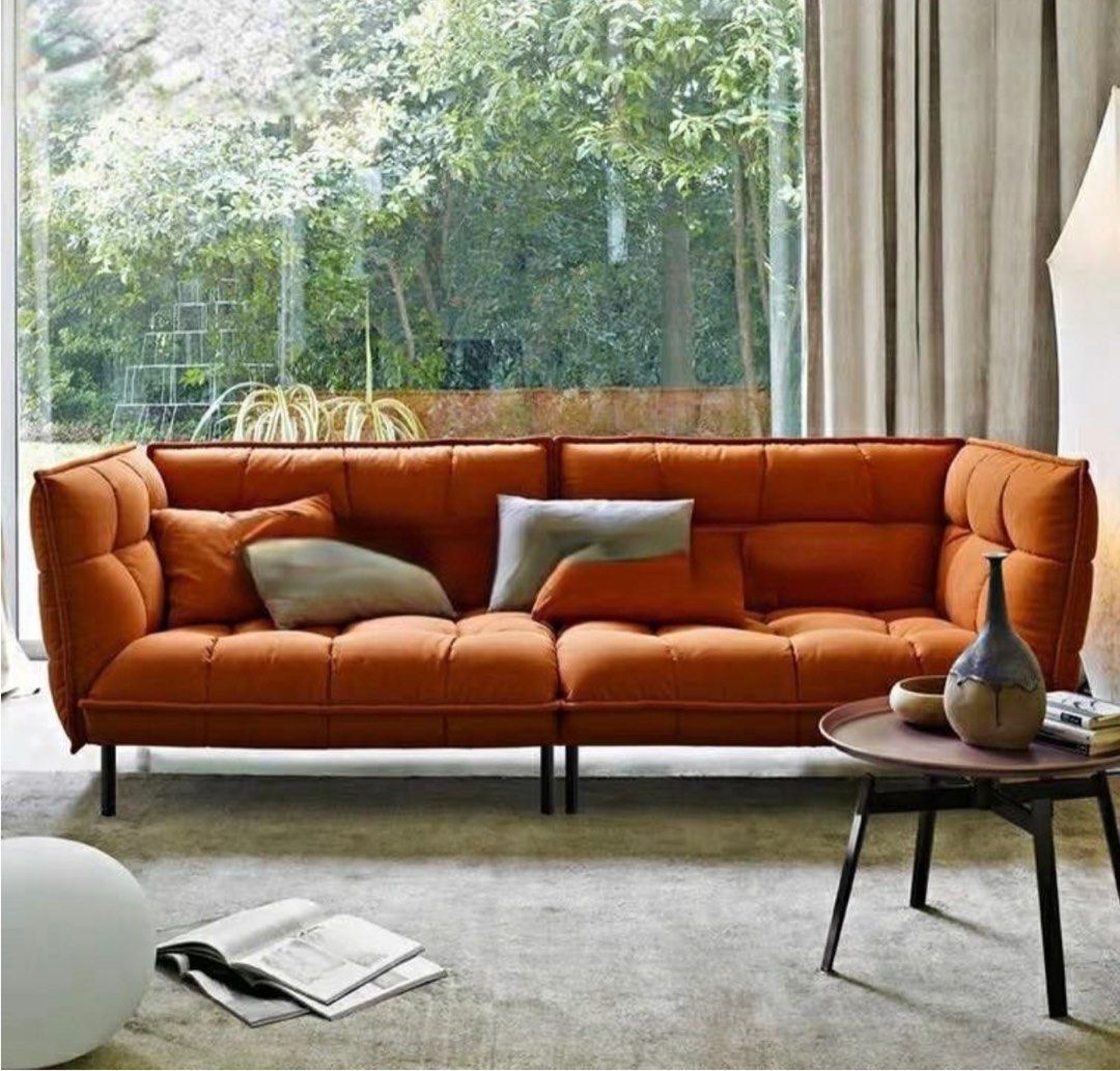 DELVORA Modern Quilted Sofa - Radical Homes Singapore