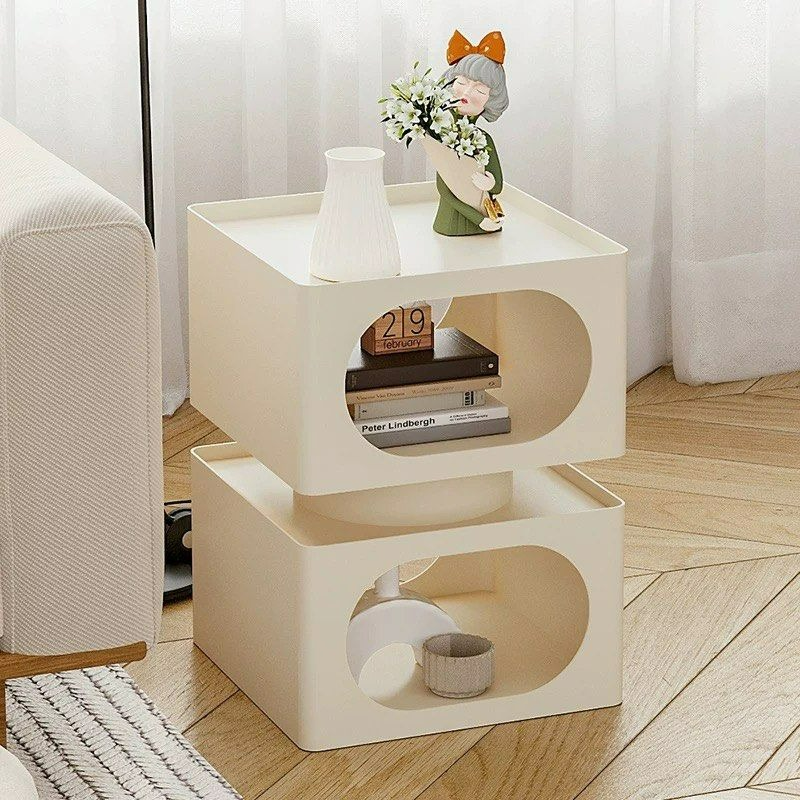 HALLECK Modern LED Side Table - Radical Homes Singapore