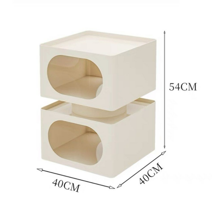 HALLECK Modern LED Side Table - Radical Homes Singapore