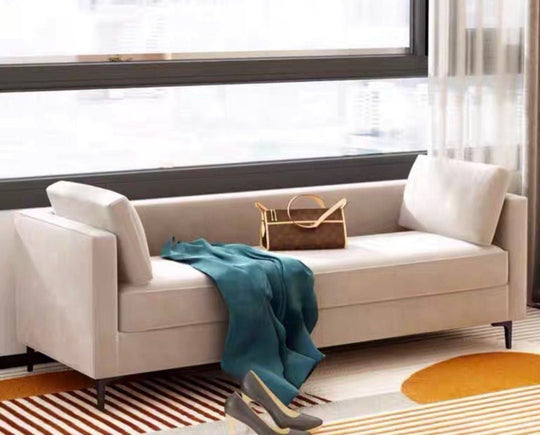 LUSTRE Modern Velvet Bench - Cassa Haus Singapore