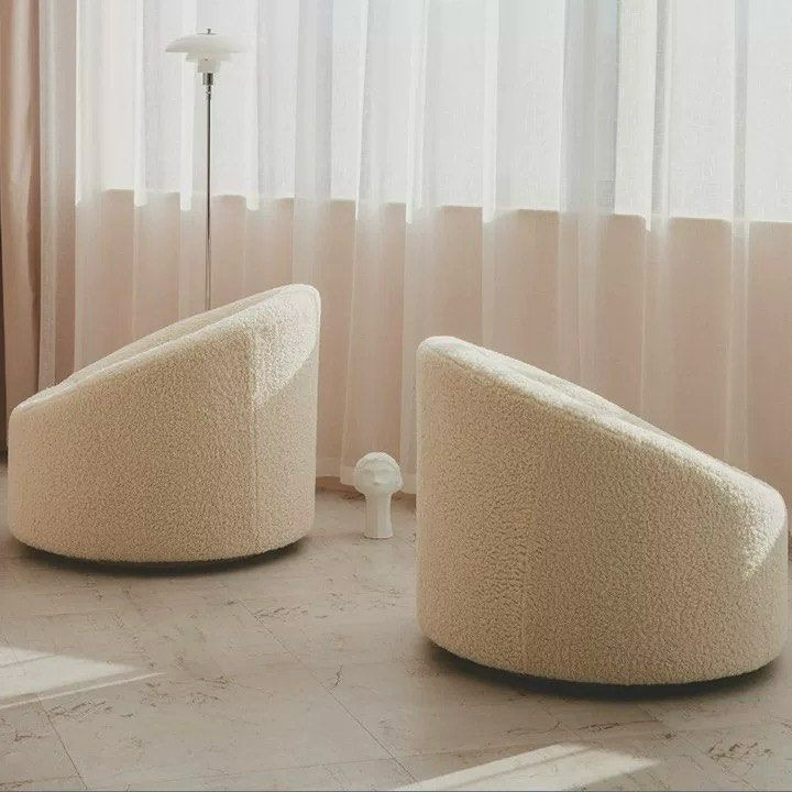 HENRY Japandi Boucle Lounge Chair - Radical Homes Singapore