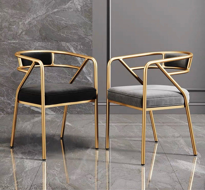LUKIN Nordic Metal Dining Chair - Radical Homes Singapore