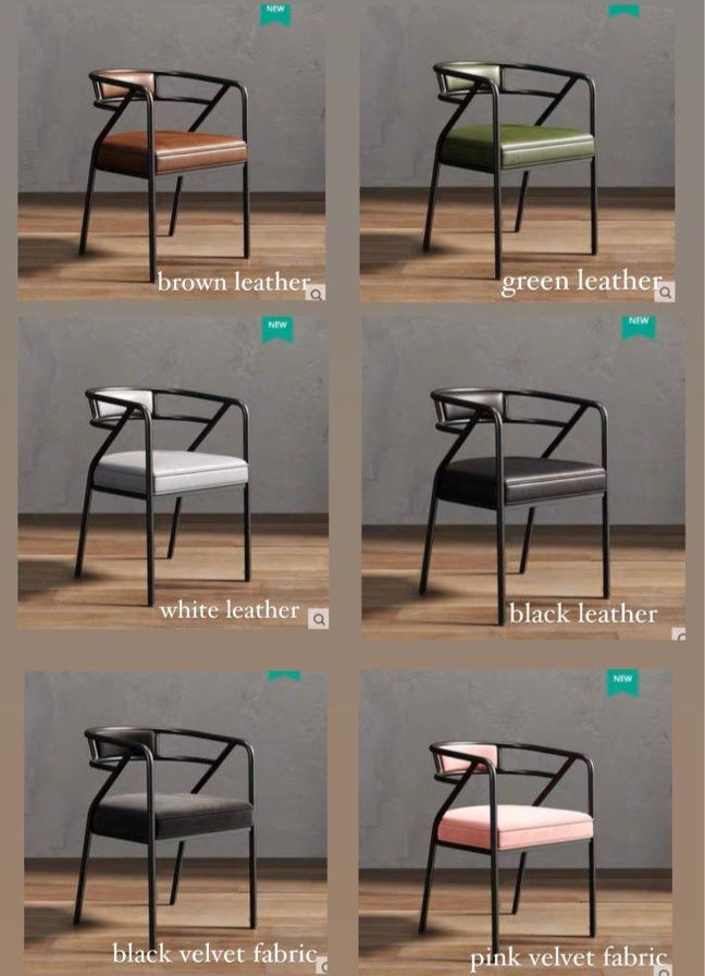 LUKIN Nordic Metal Dining Chair - Radical Homes Singapore