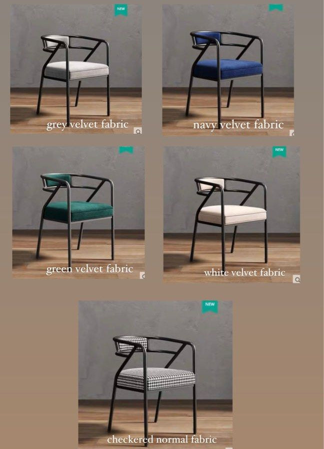 LUKIN Nordic Metal Dining Chair - Radical Homes Singapore