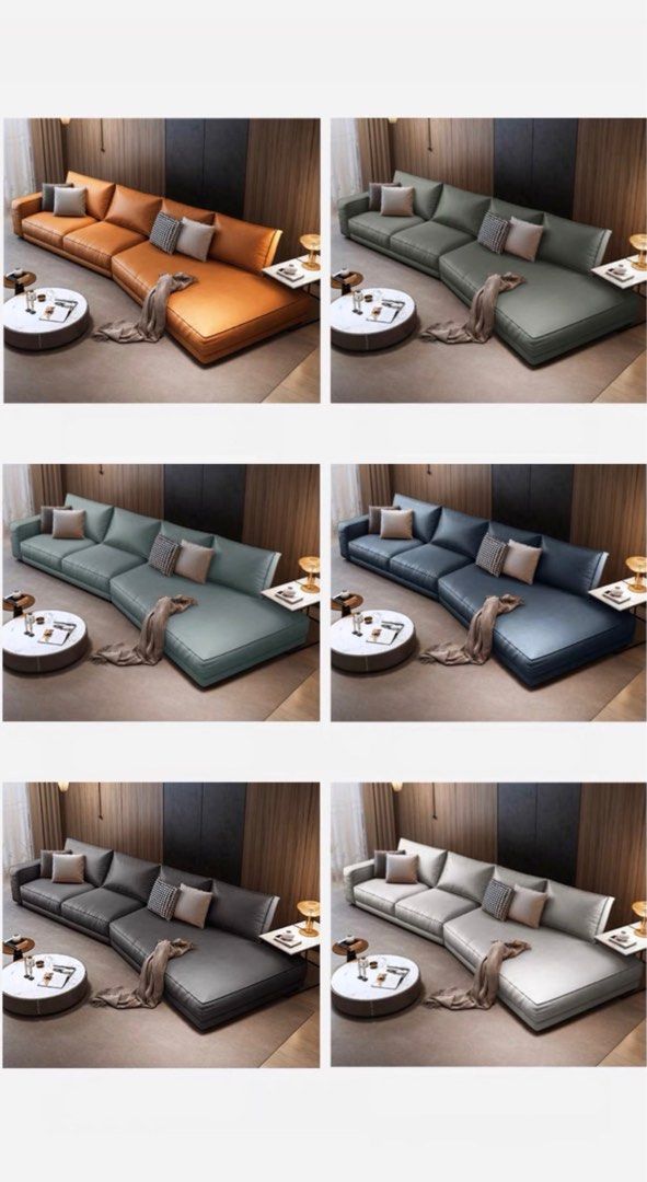 SORVALIS Modern Leather Sofa - Radical Homes Singapore