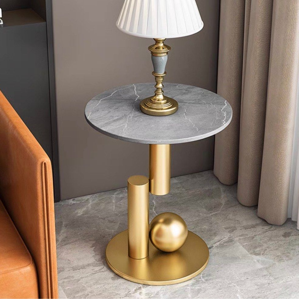 RICKON Modern Marble Side Table - Radical Homes Singapore