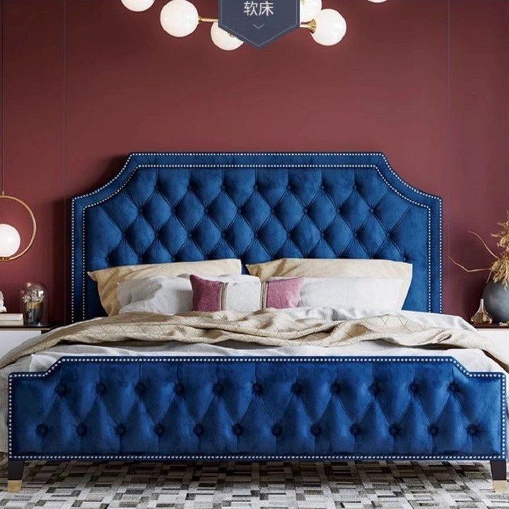 KALFRE Victorian Velvet Bedframe - Radical Homes Singapore