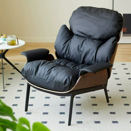 SELDORA Modern Leather Armchair - Cassa Haus Singapore