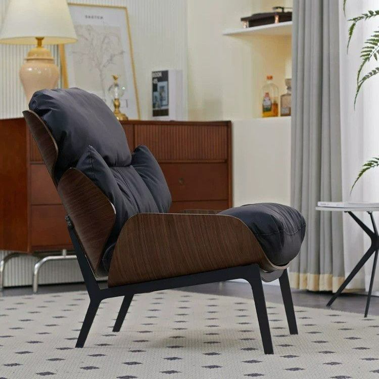 MEGAN Modern Leather Armchair - Radical Homes Singapore