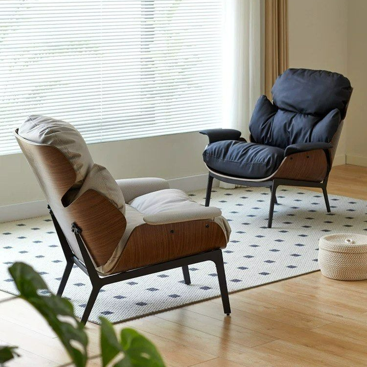 MEGAN Modern Leather Armchair - Radical Homes Singapore