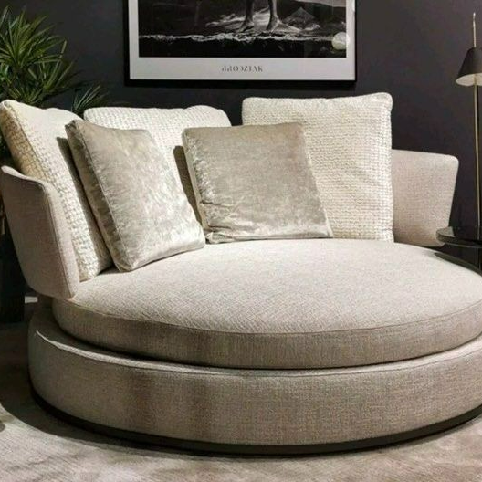 DARREN Modern Round Lounge Chair - Radical Homes Singapore