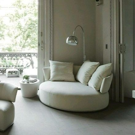 DARREN Modern Round Lounge Chair - Radical Homes Singapore