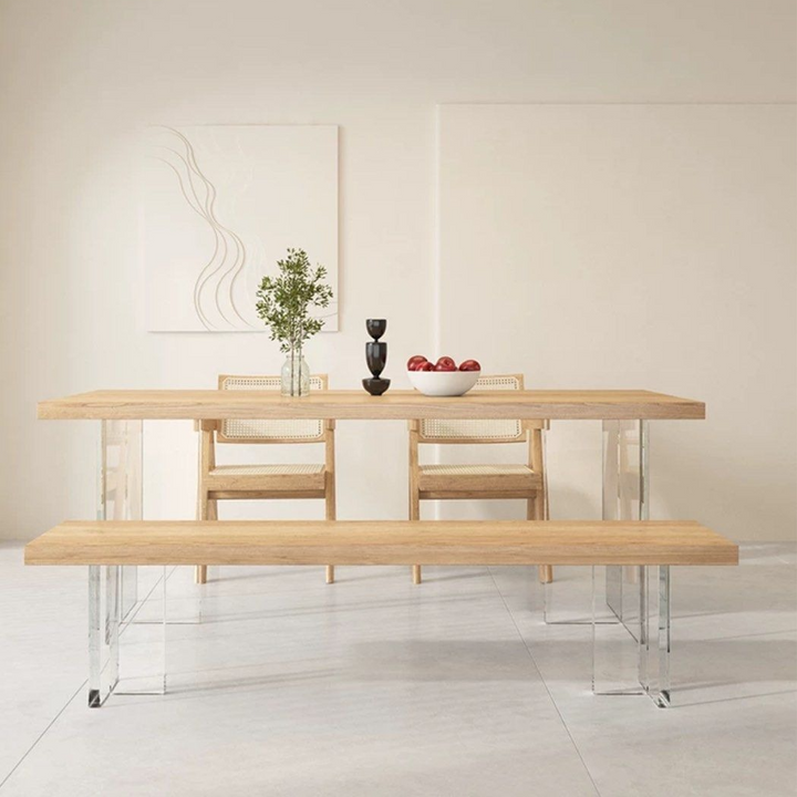 LYLE Minimalist Solid Wood Dining Table - Radical Homes Singapore