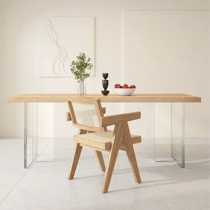 LYLE Minimalist Solid Wood Dining Table - Radical Homes Singapore