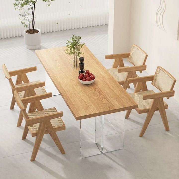 LYLE Minimalist Solid Wood Dining Table - Radical Homes Singapore