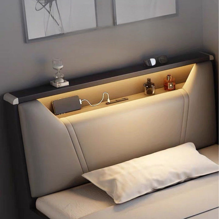 AUVOR Modern Storage Bedframe - Cassa Haus Singapore