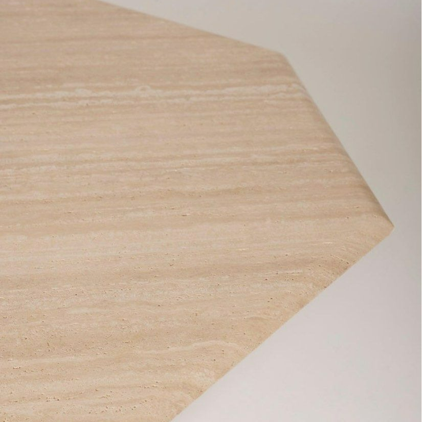 JULIET Modern Travertine Dining Table - Radical Homes Singapore