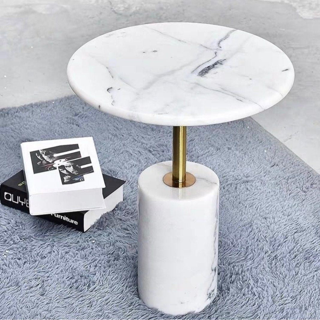EMIL Luxury Marble Side Table - Radical Homes Singapore
