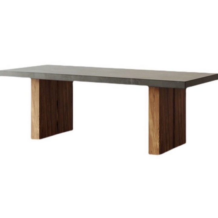 THATCHER Industrial Concrete Dining Table - Radical Homes Singapore