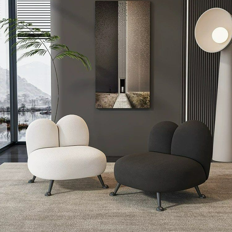 JENNA Modern Velvet Lounge Chair - Radical Homes Singapore