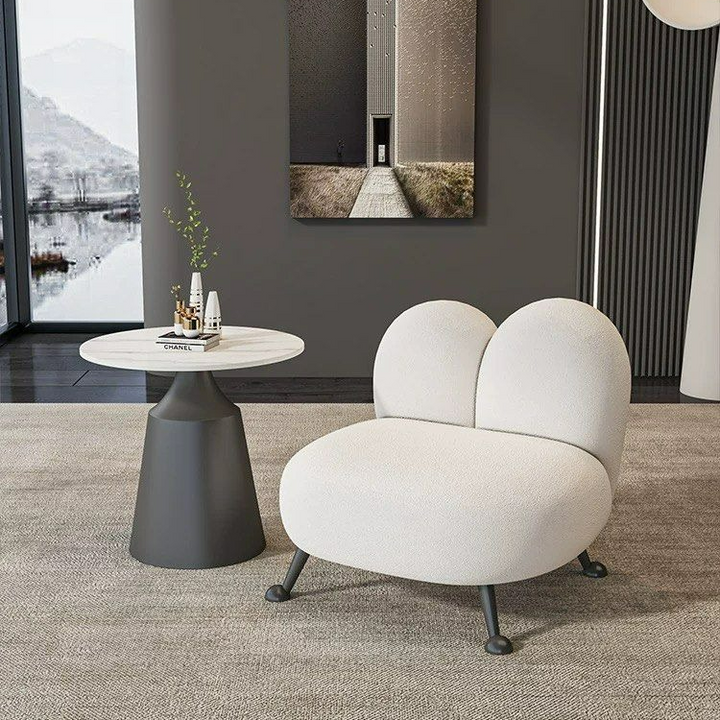 JENNA Modern Velvet Lounge Chair - Radical Homes Singapore
