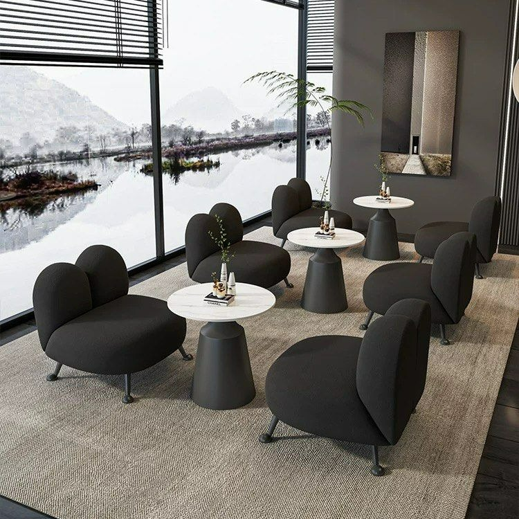 JENNA Modern Velvet Lounge Chair - Radical Homes Singapore