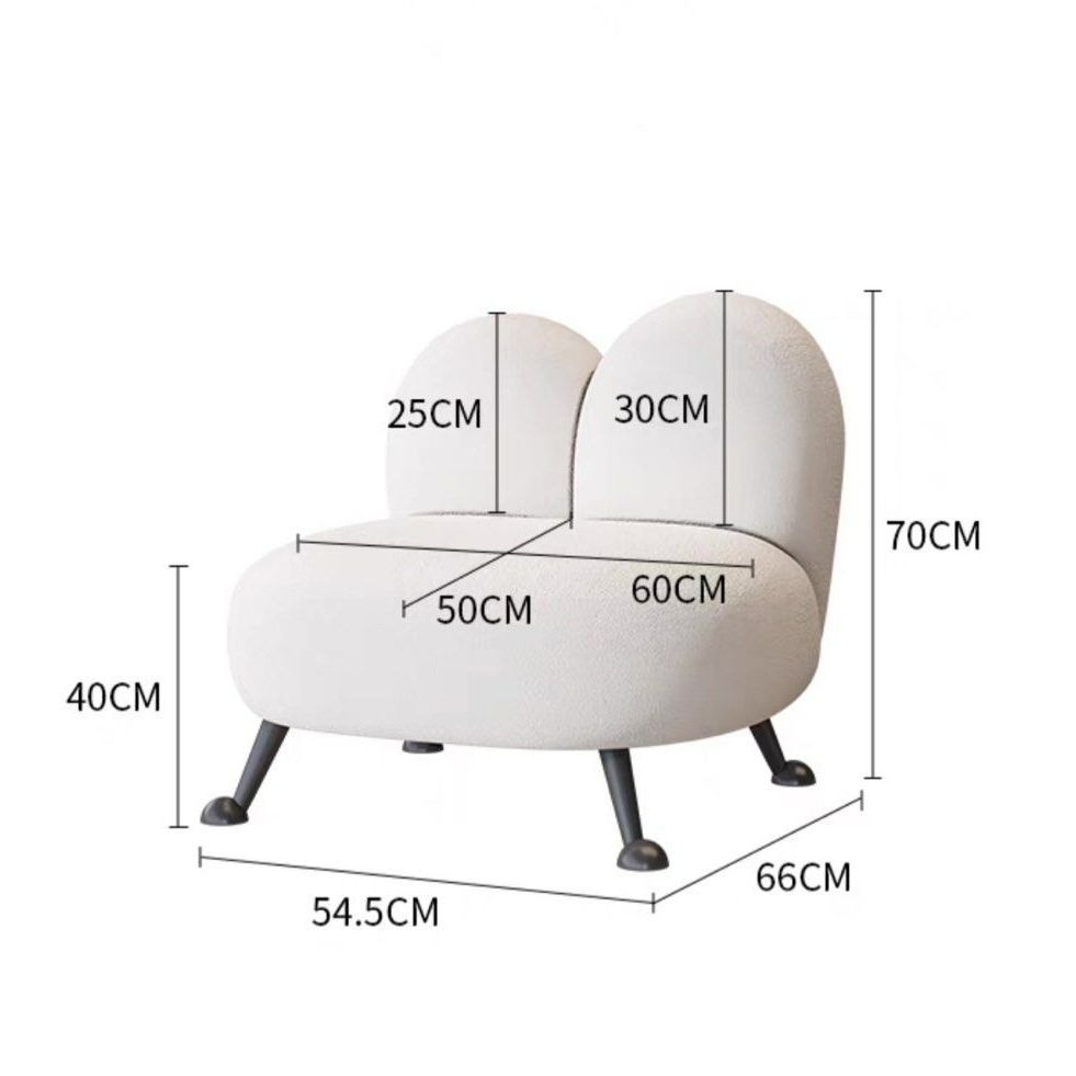 JENNA Modern Velvet Lounge Chair - Radical Homes Singapore