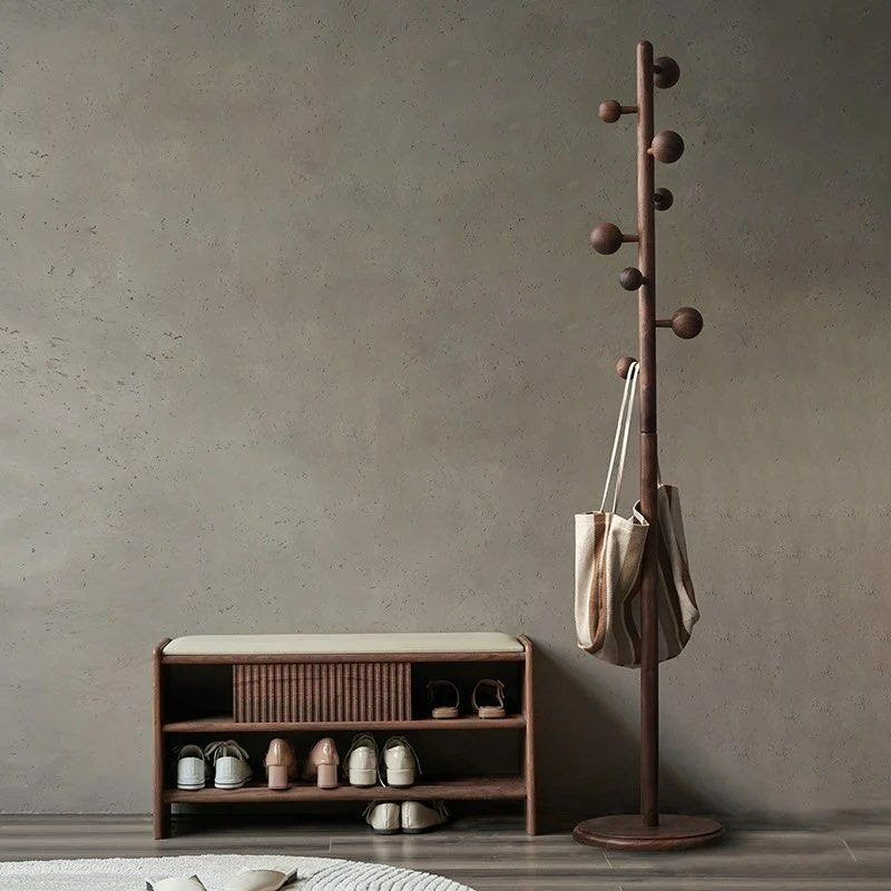 FINN Solid Wood Rivet Coat Rack - Radical Homes Singapore