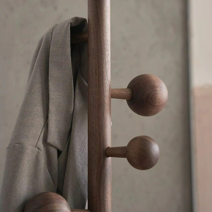 FINN Solid Wood Rivet Coat Rack - Radical Homes Singapore
