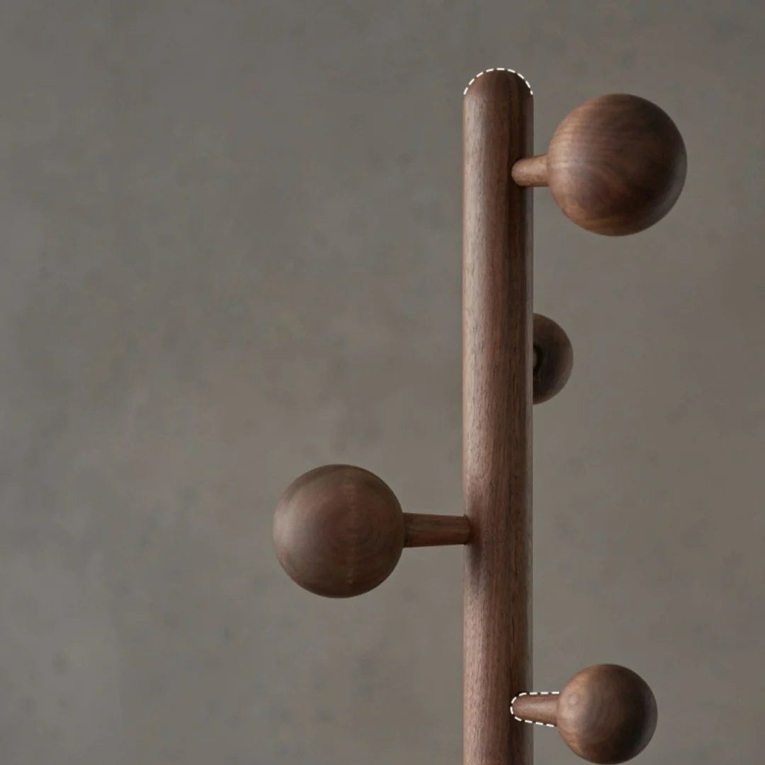 FINN Solid Wood Rivet Coat Rack - Radical Homes Singapore