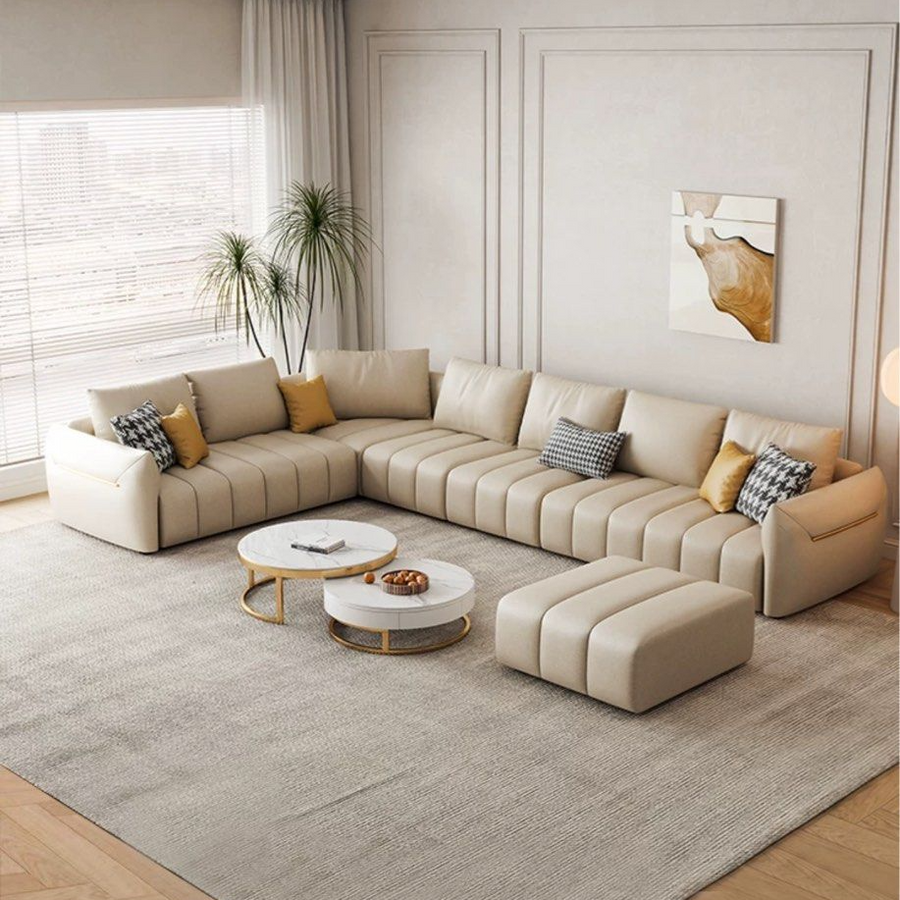 REMARIS Modern Leathaire Sofa - Radical Homes Singapore