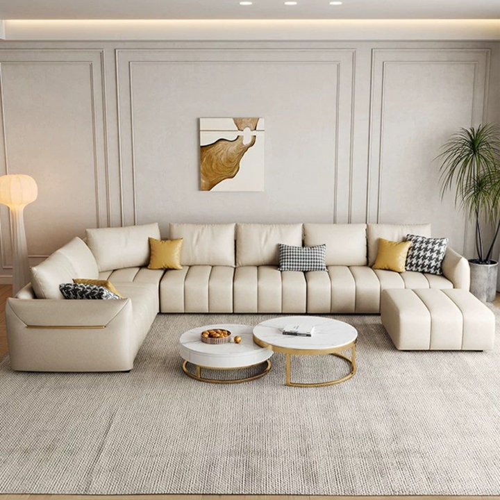 REMARIS Modern Leathaire Sofa - Radical Homes Singapore