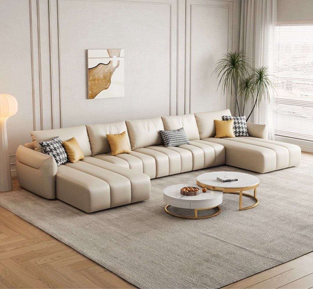 REMARIS Modern Leathaire Sofa - Radical Homes Singapore