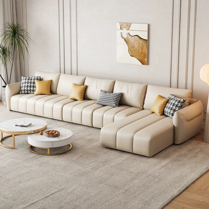 REMARIS Modern Leathaire Sofa - Radical Homes Singapore