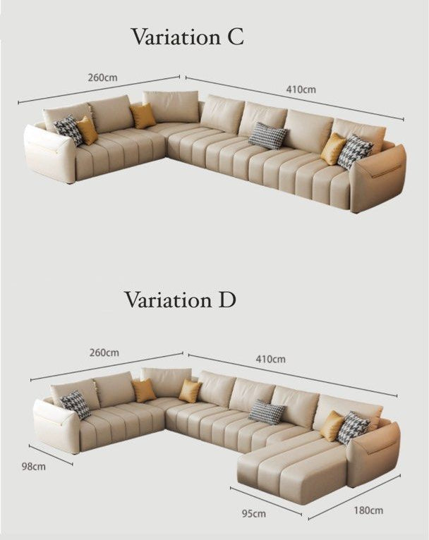 REMARIS Modern Leathaire Sofa - Radical Homes Singapore