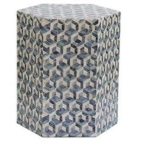 FREDERIK Inlay Side Table - Radical Homes Singapore