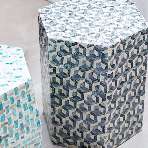 FREDERIK Inlay Side Table - Radical Homes Singapore