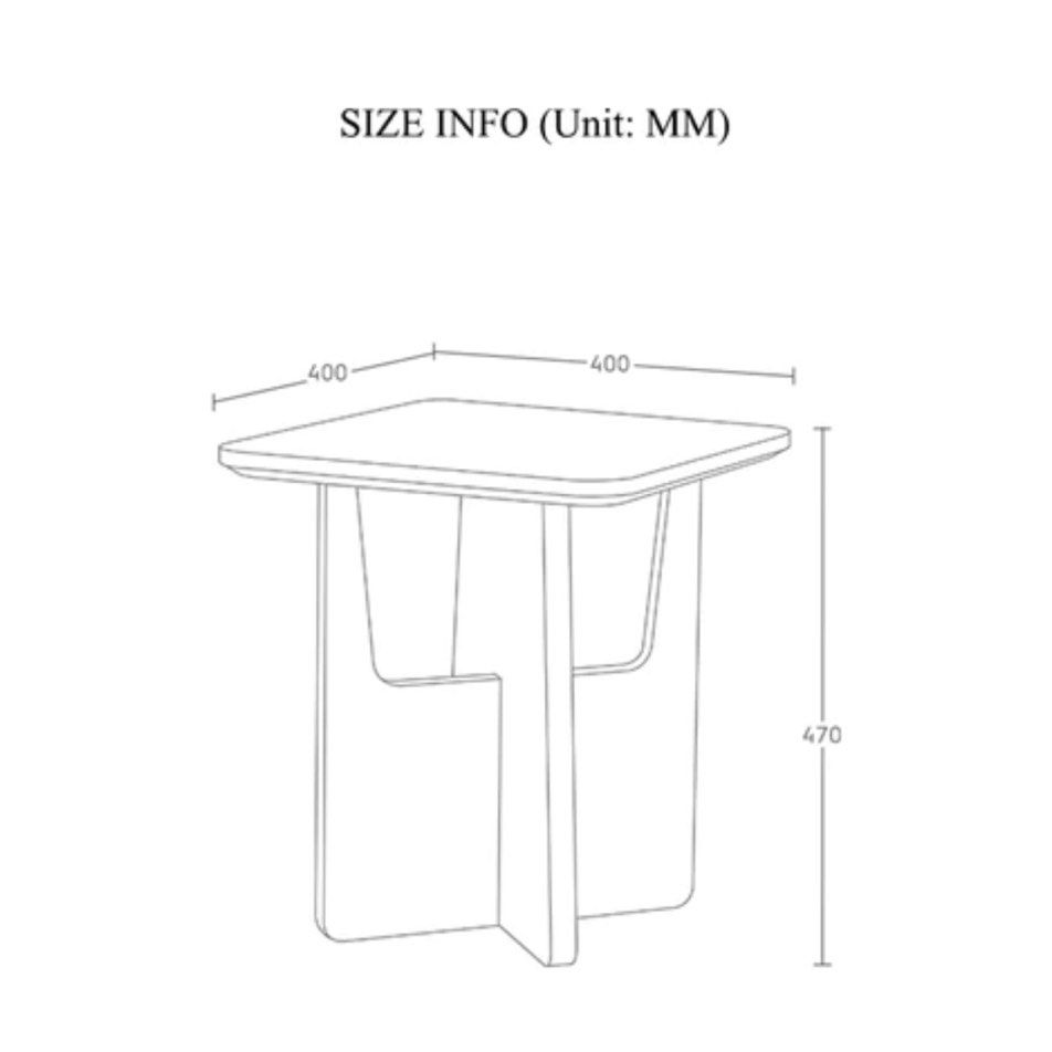HARMON Modern End Table - Radical Homes Singapore