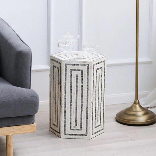 VYNDREL Inlay Side Table - Cassa Haus Singapore