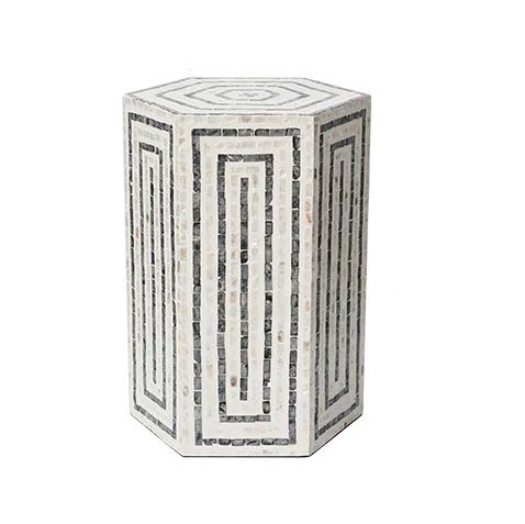 JACKY Inlay Side Table - Radical Homes Singapore