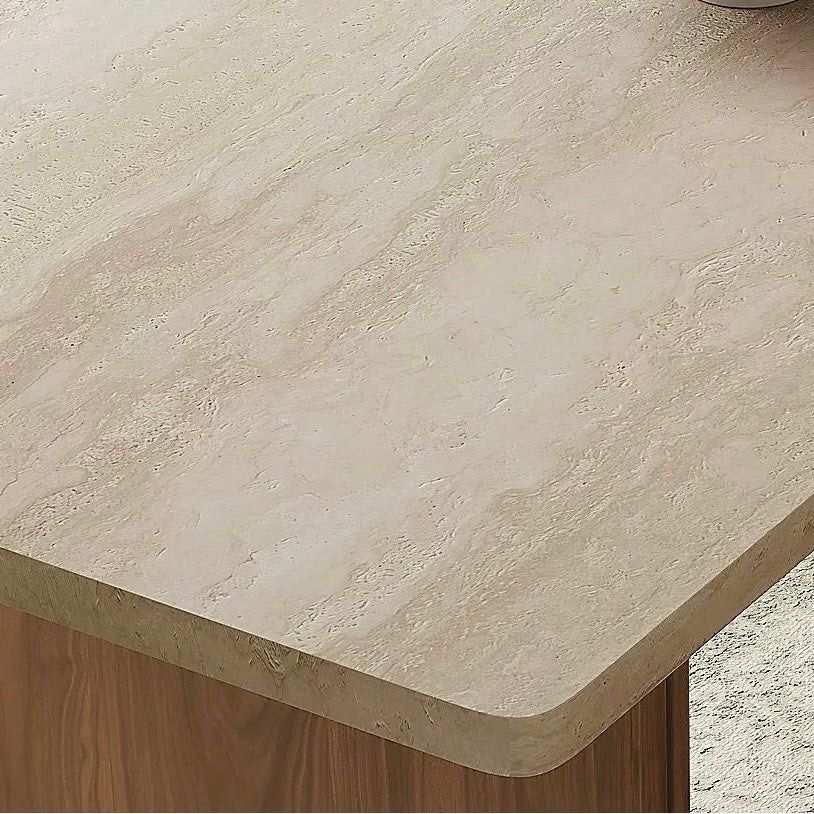 SANTOSO Modern Travertine Dining Table - Radical Homes Singapore