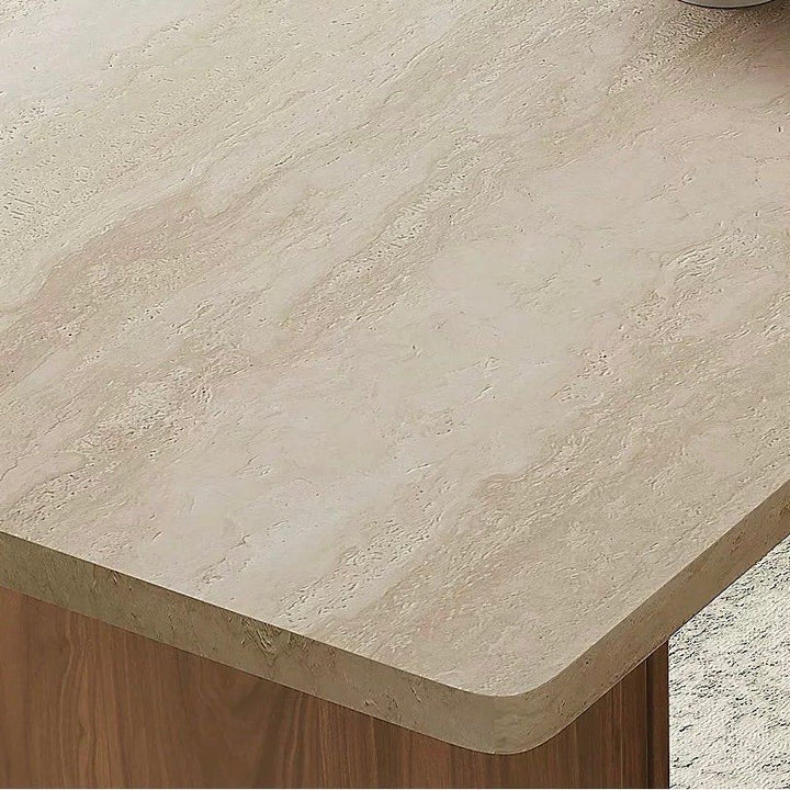 SANTOSO Modern Travertine Dining Table - Radical Homes Singapore