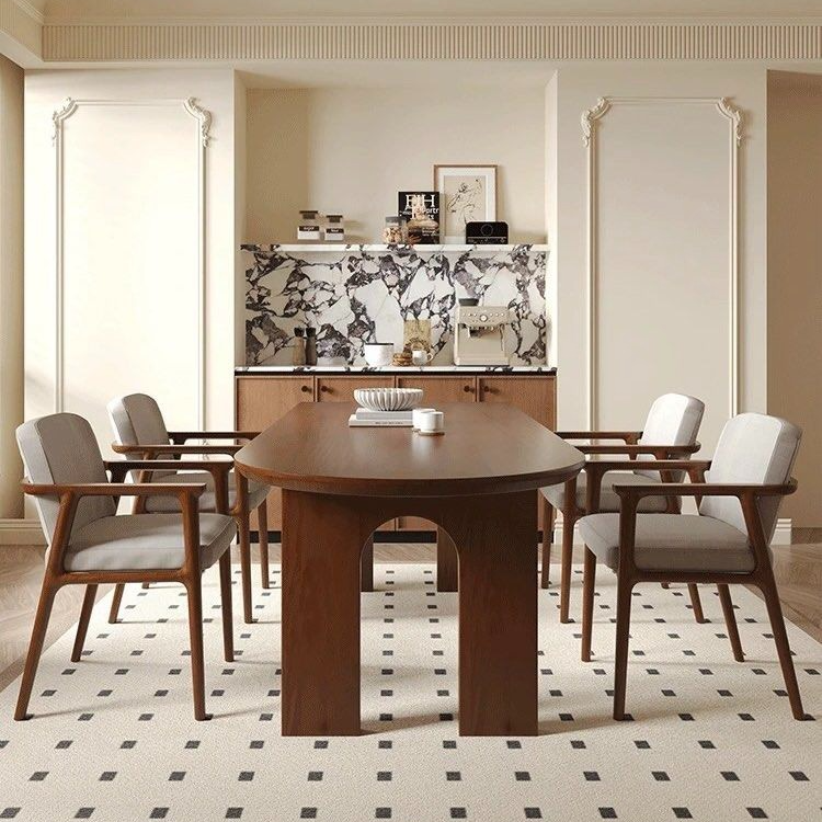 LOREVIK Modern Dining Table and Chair Set - Cassa Haus Singapore