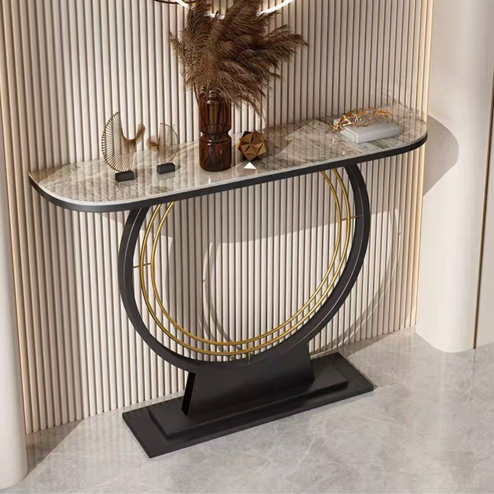 AMBRA Marble Console Table - Radical Homes Singapore