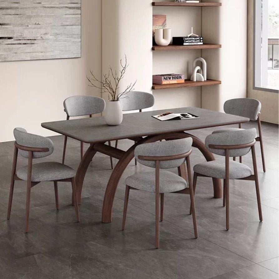 DUBOIS Modern Sintered Stone Dining Table - Radical Homes Singapore