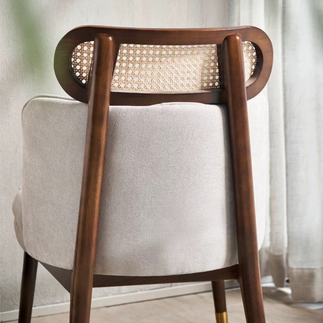 NICHOLAS Mid Century Rattan Lounge Chair - Radical Homes Singapore